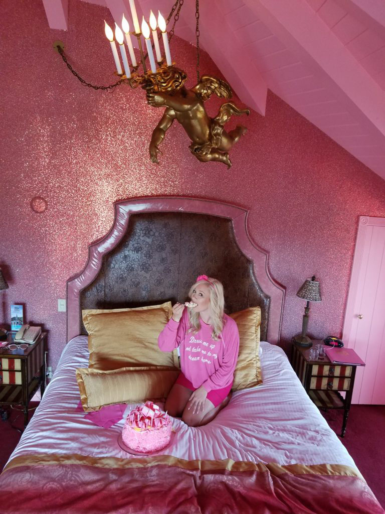 Pink Chocolate Cake - Madonna Inn - Once Upon a Dollhouse