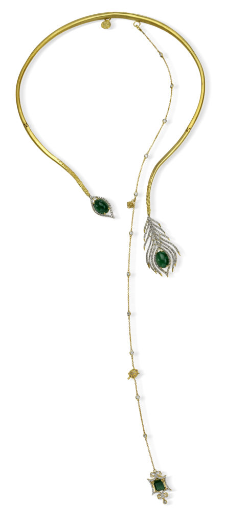 Tanya Farah Peacock Necklace