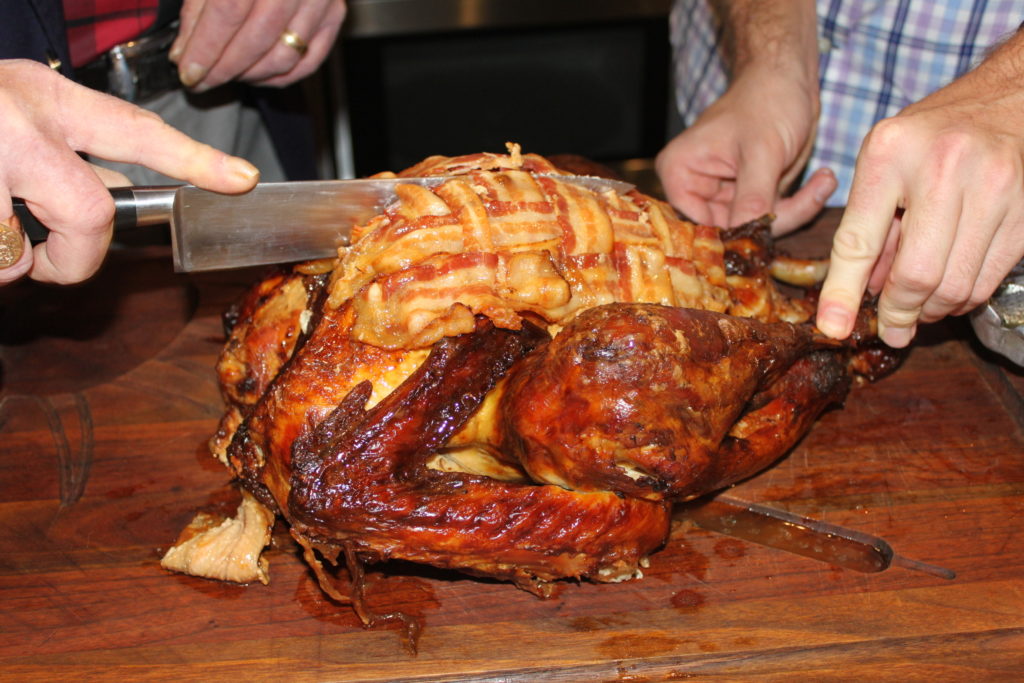 Turkey with Bacon Basket Weave - Once Upon a Dollhouse