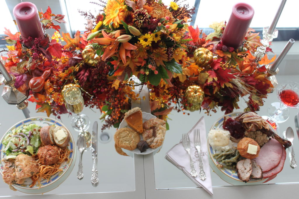 Friendsgiving Tablescape - Once Upon a Dollhouse